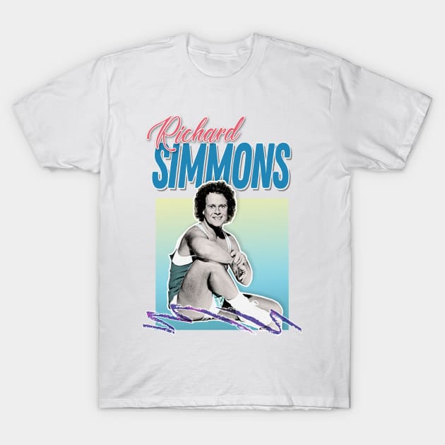 Richard Simmons 90s Style Aesthetic Design T-Shirt by DankFutura